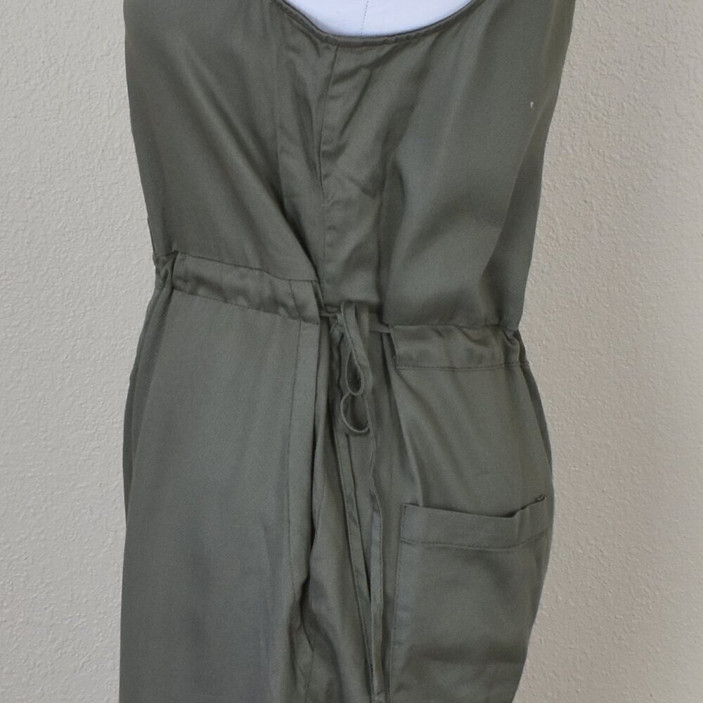 Marine Layer Katy Jumpsuit Olive Green Small NEW - Picture 3 of 9
